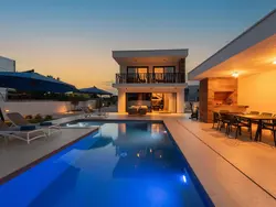 Ferienhaus Ferienvilla "Villa Piano" mit eigenem Pool in Zaton - 8 Personen, Hund nicht erlaubt