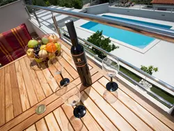 Bild zur gratis inserierten Ferienwohnung "Maya 1" mit Blick auf das Wasser.