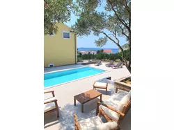 Bild zur gratis inserierten Ferienwohnung Mobilheim mit Blick auf das Wasser.