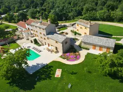 Bild zur gratis inserierten Ferienwohnung Villa Poropati, Groznjan, Istrien-Luxus Landgut mit 7 Schlafzimmern für bis zu.