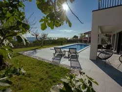 Bild zur gratis inserierten Ferienwohnung Strandnahe Villa Kara Sevda für 10 Personen.