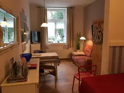 Bild zur gratis inserierten Ferienwohnung Appartement in Wismar mit Terrasse und Garten.