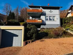 Bild zur gratis inserierten Ferienwohnung Freistehendes Ferienhaus in Sieber mit Terrasse, Garten und Grill.