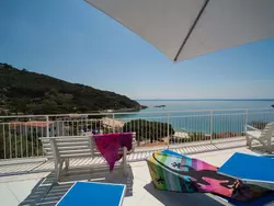 Bild zur gratis inserierten Ferienwohnung Appartement mit Meerblick.