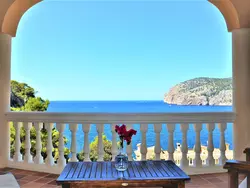 Ferienhaus Villa CA TOTHOM con vistas al mar Camp de Mar para 8 personas (4 habitaciones) in Andratx (Serra de Tramuntana) - 8 Personen, Hund nicht erlaubt