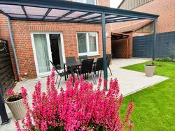 Bild zur gratis inserierten Ferienwohnung "Heide" mit Garten und Terrasse.