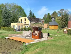 Ferienhaus in Krimderode mit Grill, Whirlpool und Terrasse in Nordhausen - 6 Personen, Hund erlaubt