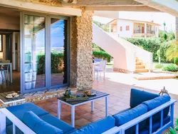 Bild zur gratis inserierten Ferienwohnung Wohnung in Balestrate mit Schwimmbad und Meerblick.