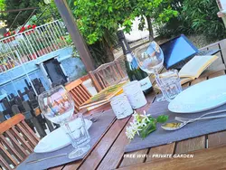 Bild zur gratis inserierten Ferienwohnung Wohnung mit Garten, wenige Minuten vom Meer entfernt.