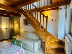 Ferienwohnung Zwei-Zimmer-Wohnung im Dachgeschoss 4 p. l. Villa Frejus in Bardonecchia - 3 Personen, Hund erlaubt