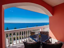 Bild zur gratis inserierten Ferienwohnung Gemütliche Wohnung mit Meerblick vom Balkon aus.