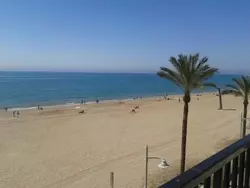Ferienwohnung direkt am Meer von Sant Salvador-Coma-ruga del Vendrell (Costa Dorada) in el Vendrell (Baix Penedès) - 6 Personen, Hund erlaubt