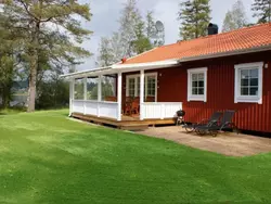 1. Bild zum Ferienhaus Gemütliches Holzhaus Udden mit eigenem Boot.
