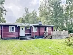 1. Bild zum Ferienhaus Blockhaus mit Sauna direkt am See.