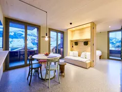 Ferienwohnung Apart Hotel Adelboden am Dorfplatz Appartement/Fewo, Dusche, WC in Adelboden - 6 Personen, Hund erlaubt