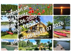 Ferienhaus Ferienhaus Wildgans 53, Mirow, von privat, Sauna, Kaminofen, See 200 m in Mirow - 6 Personen, Hund erlaubt