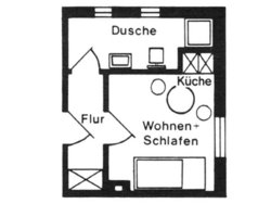 Ferienwohnung Ferienwohnung-2177188 in Bad Wildungen (Kernstadt) - 1 Personen, Hund erlaubt